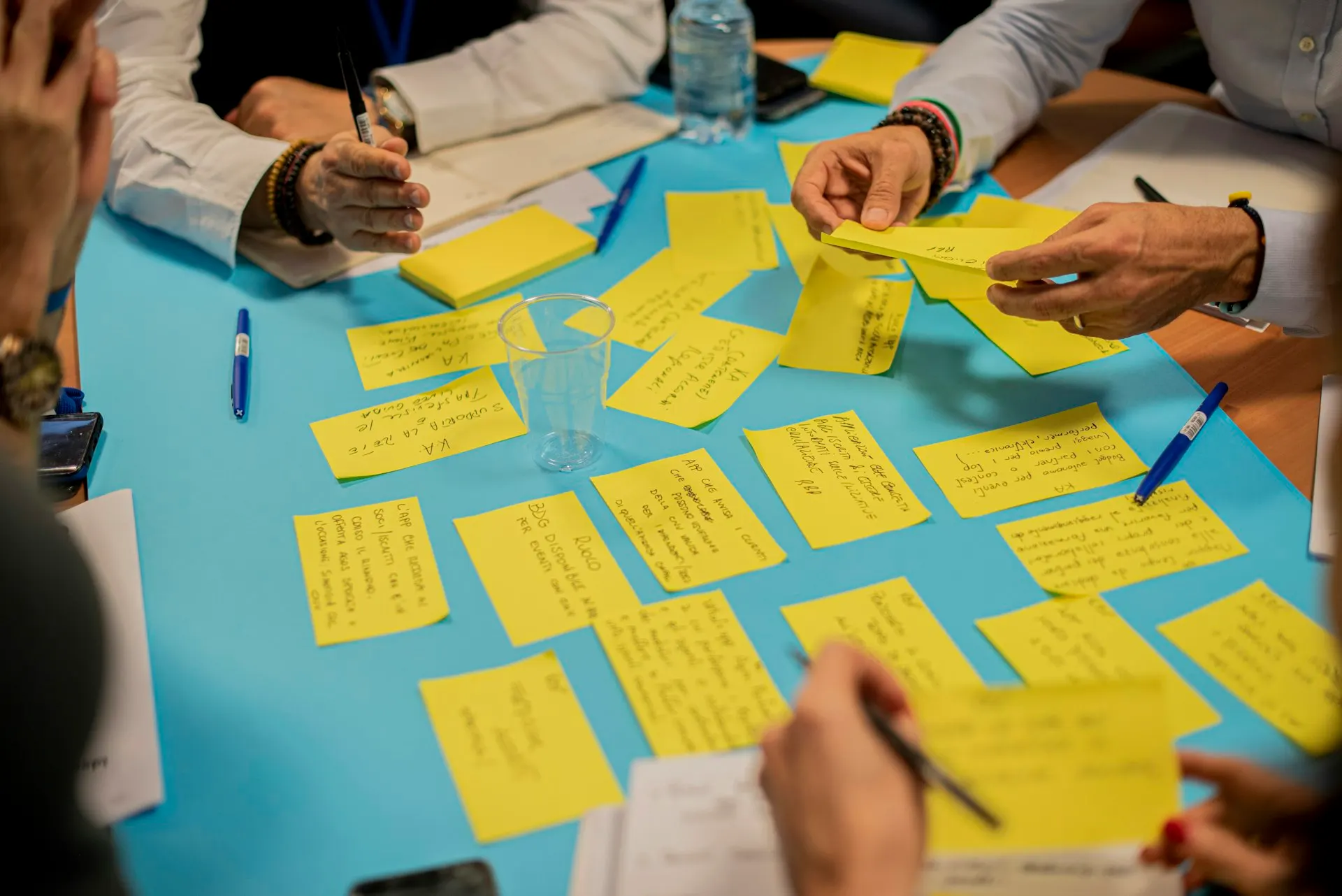 Product strategy planning workshop, illustrative only